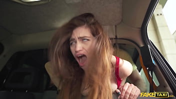 Fake taxi - horny nicole rae devours big cock rough car sex riding cowgirl and pounded doggystyle