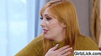 Lesbian neighbors alexia anders and busty milf lauren phillips is talking in the living titsuck each others babes fuck on couch