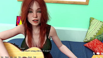 Being a dik #23 - gorgeous busty horny red head sorority president gets titty fucked by an big white cock and gets warm juicy cum all over her tits