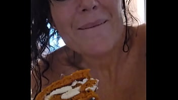 Nothing like a delicious slice of pumpkin roll & a hot cup of coffee ️ on a ##tatatuesday actually a nice long