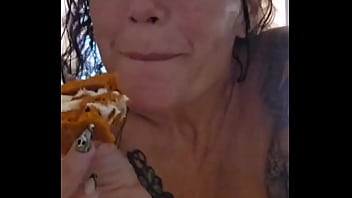 Nothing like a delicious slice of pumpkin roll & a hot cup of coffee ️ on a ##tatatuesday actually a nice long