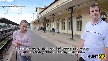 Hunt4k hunter helps lovers to get out of the city after dirty service