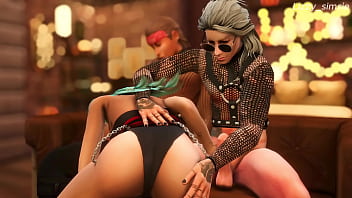 Astarion and halsin fucks hard tav - threesome - sims 3