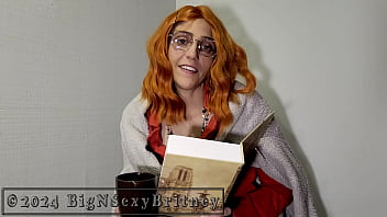 Big n sexy britney heads to the library - hot librarian blowjob and facial - promo video 1 minute sfw teaser