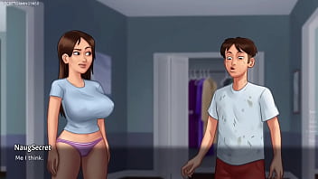 Busty mature milf stepmom caught her tenant naked now she wants to fuck his massive big cock - summertime saga 02 3d porn games