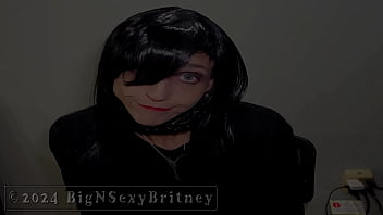 Big n sexy britney goes goth - goth chick blowjob and huge facial - promo video 1 min nsfw teaser