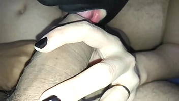 My wife getting a massive cum in mouth my friend cant resist and give a lot of cum in her face se loved to lick all cum - my wife for another