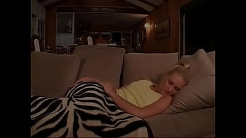 Slutty young babysitter fucks her boss secretely while his wife has rest