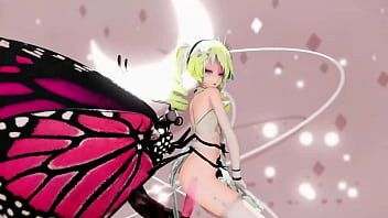 Miku insect hentai dance undress creampie mmd 3d blonde hair clip