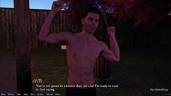 Being a dik #187 - 18 year old brunette loses in strip pong and becomes completely nude at the college party