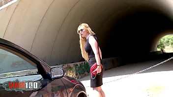Hot bigtits blonde with amazing body fucking with boyfriend