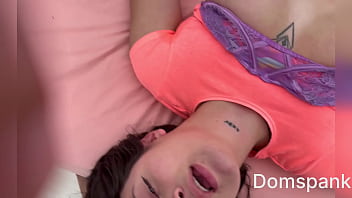 Hot teen colombian girl gets a hard spanking and deep throat fucking for cheating full video in premium