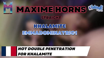 Intense blowjob et double pénétration avec khalamite et emmadominatric1 ️chaque geste est calculé pour te rendre
