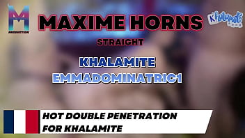 Intense blowjob et double pénétration avec khalamite et emmadominatric1 ️chaque geste est calculé pour te rendre
