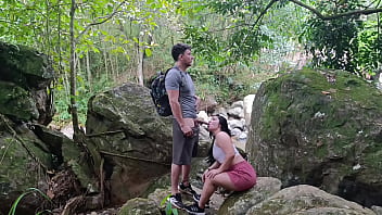 A day in the mountains with my very hot best friend he fucks me and makes me suck the dick of the crazy guy alexachris20