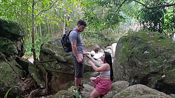 A day in the mountains with my very hot best friend he fucks me and makes me suck the dick of the crazy guy alexachris20