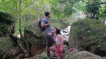 A day in the mountains with my very hot best friend he fucks me and makes me suck the dick of the crazy guy alexachris20