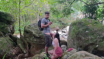 A day in the mountains with my very hot best friend he fucks me and makes me suck the dick of the crazy guy alexachris20