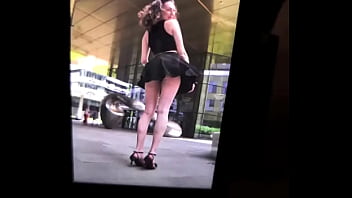 Try to look away if you are into legs what a petty that it was windy that day stay tuned to discover what