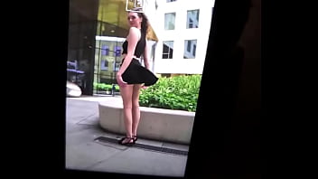 Try to look away if you are into legs what a petty that it was windy that day stay tuned to discover what