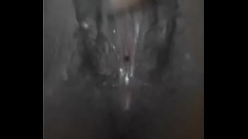 sexy babe show off milky boobs and hairy pussy