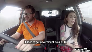 husband wtching ife fuck her student in the car