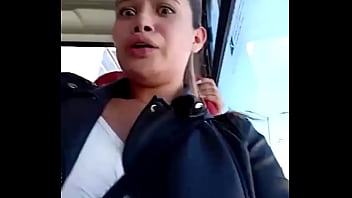 showing dick to her on public bus