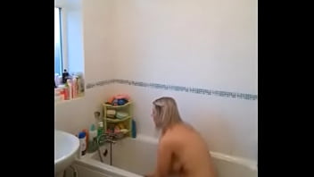 a hidden cam video of my girlfriend masturbating in her room