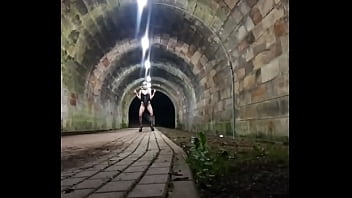 caght flashing crossdresser