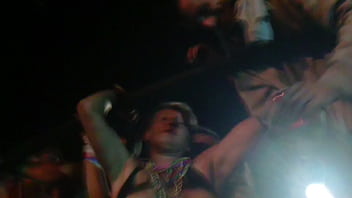 wife flashing at party