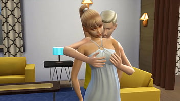mom and son after drink