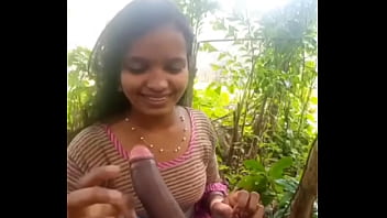 indian couple outside