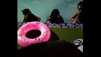 spy on people sex in the swimming pool cabin