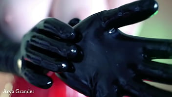 sexy latex glove blowjod porn