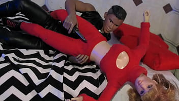 granny in leather seduces boy video