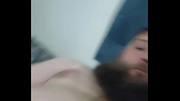 masterbating man
