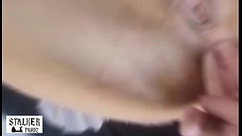 man pressing girls panties in bus