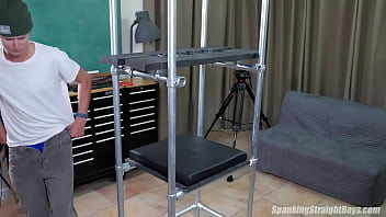 old man getting wanked and spanked by women