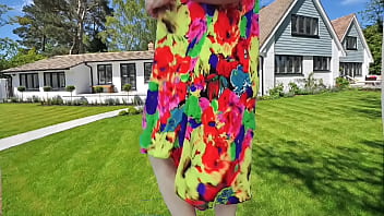 teen daughter caught sunbathing nude in the garden