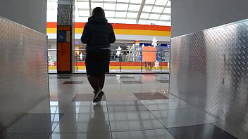 fat legs in fine denier pose tease