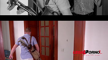 stunning redhead babe veronica vain fucks mick blue in his office