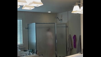 hidden cam shower erection