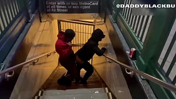 black mom fucking outside