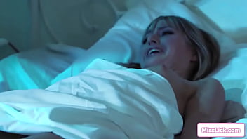 sweet lesbian sex couch