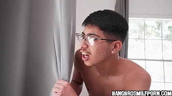 she caught her stepson watching her masturburating after work