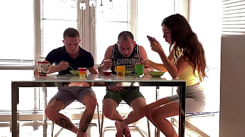 brother suck his sister boobs