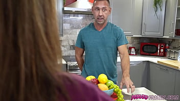 my girlfriend jerked me off in front of my mom real