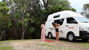 stripping in public porn