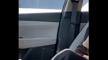 stranger watches me jerk off in car