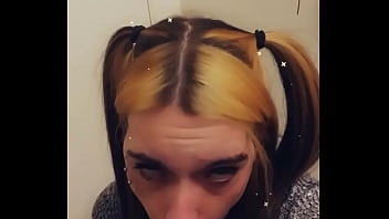 slut begging to suck you off